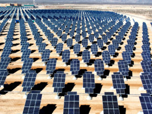 Fig: Nellis Solar Power Plant in Nevada, United States.