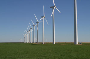 Fig: Wind turbines in Texas, United States.